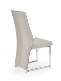 Halmar K213 krzesło cappuccino ekoskóra płozy chrom Halmar K213 krzesło cappuccino ekoskóra płozy chrom