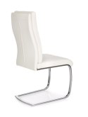 Halmar K231 krzesło na płozach biały ekoskóra/stal chromowana Halmar K231 krzesło na płozach biały ekoskóra/stal chromowana
