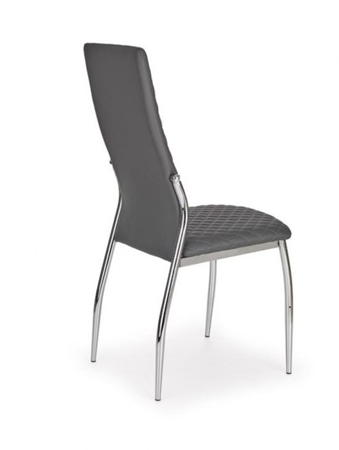 Halmar K238 krzesło do jadalni popielate ekoskóra/metal Halmar K238 krzesło do jadalni popielate ekoskóra/metal