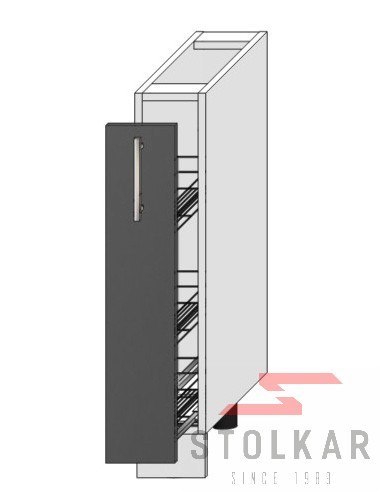 OSCAR ANTRACYT POŁYSK/BI D15CARGO+ KOSZ