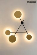 Moosee MOOSEE Kinkiet lampa ścienna LED METRO złota czarna stal aluminium Moosee MOOSEE Kinkiet lampa ścienna LED METRO złota czarna stal aluminium