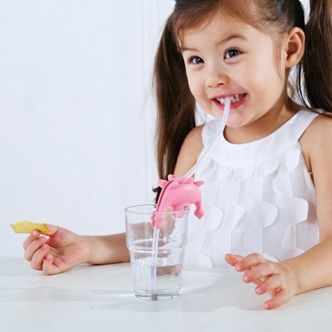 Smily Mia Smily Mia Dwie Słomki z Uchwytem Dinozaur Smily Mia Smily Mia Dwie Słomki z Uchwytem Dinozaur