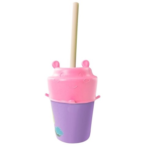 Smily Mia Smily Mia Nakładka ze Słomką na Kubek Pink Smily Mia Smily Mia Nakładka ze Słomką na Kubek Pink