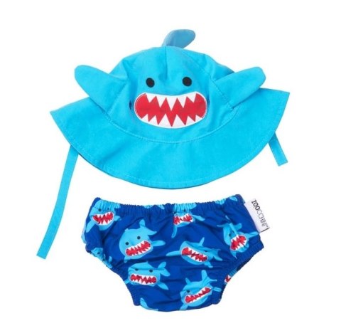 Zoocchini Zoocchini Pieluszka Kąpielowa Czapka Rekin Zoocchini Zoocchini Pieluszka Kąpielowa Czapka Rekin