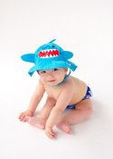Zoocchini Zoocchini Pieluszka Kąpielowa Czapka Rekin Zoocchini Zoocchini Pieluszka Kąpielowa Czapka Rekin
