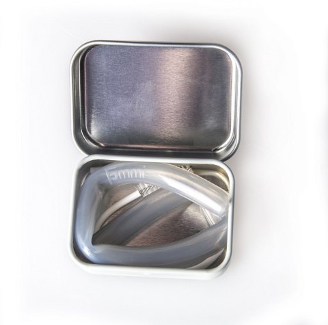 Fommi Fommi Słomka Wielorazowa w Pudełku Grey Fommi Fommi Słomka Wielorazowa w Pudełku Grey