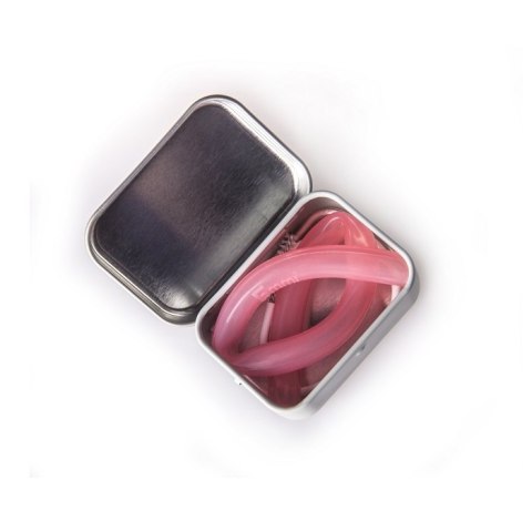 Fommi Fommi Słomka Wielorazowa w Pudełku Pink Fommi Fommi Słomka Wielorazowa w Pudełku Pink