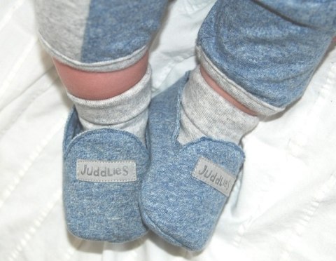 Juddlies Juddlies Organic Buciki Niemowlęce Blue Juddlies Juddlies Organic Buciki Niemowlęce Blue