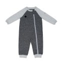 Juddlies Juddlies Organic Raglan Pajacyk Black L Juddlies Juddlies Organic Raglan Pajacyk Black L