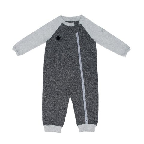 Juddlies Juddlies Organic Raglan Pajacyk Black L Juddlies Juddlies Organic Raglan Pajacyk Black L