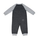 Juddlies Juddlies Organic Raglan Pajacyk Black L Juddlies Juddlies Organic Raglan Pajacyk Black L