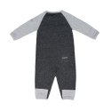 Juddlies Juddlies Organic Raglan Pajacyk Black NB