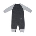 Juddlies Juddlies Organic Raglan Pajacyk Black XS Juddlies Juddlies Organic Raglan Pajacyk Black XS