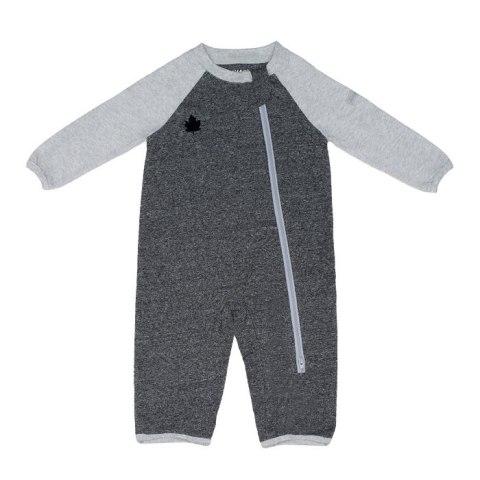 Juddlies Juddlies Organic Raglan Pajacyk Black S Juddlies Juddlies Organic Raglan Pajacyk Black S