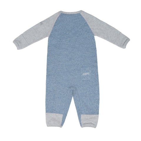 Juddlies Juddlies Organic Raglan Pajacyk Blue XS Juddlies Juddlies Organic Raglan Pajacyk Blue XS