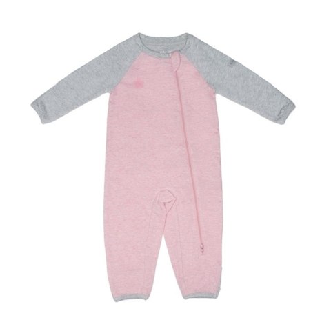 Juddlies Juddlies Organic Raglan Pajacyk Pink NB