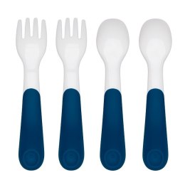 OXO OXO Sztućce Plastikowe 12m+ Navy 4 szt