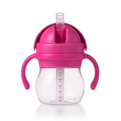 OXO OXO Transitions Kubek ze Słomką 4m+ Pink OXO OXO Transitions Kubek ze Słomką 4m+ Pink