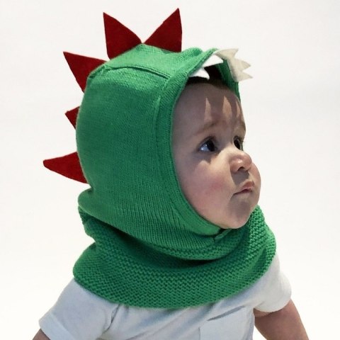 Zoocchini Zoocchini Czapka Komin Dinozaur 6-12M Zoocchini Zoocchini Czapka Komin Dinozaur 6-12M
