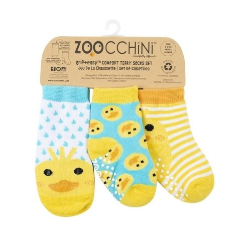 Zoocchini Zoocchini Skarpetki 3 pary Kaczka 0-24 m Zoocchini Zoocchini Skarpetki 3 pary Kaczka 0-24 m