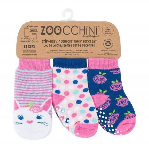 Zoocchini Zoocchini Skarpetki 3 pary Królik 0-24m Zoocchini Zoocchini Skarpetki 3 pary Królik 0-24m