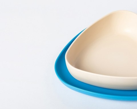 EKoala EKoala Miseczka i Talerzyk Blue BIOplastik EKoala EKoala Miseczka i Talerzyk Blue BIOplastik