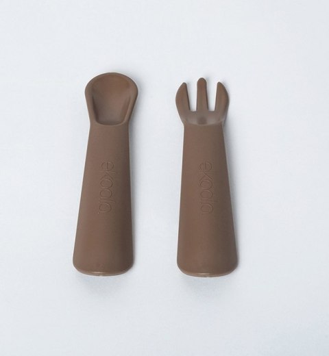 EKoala EKoala Sztućce 2szt. Brown BIOplastik EKoala EKoala Sztućce 2szt. Brown BIOplastik