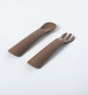EKoala EKoala Sztućce 2szt. Brown BIOplastik EKoala EKoala Sztućce 2szt. Brown BIOplastik