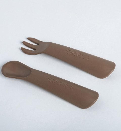 EKoala EKoala Sztućce 2szt. Brown BIOplastik EKoala EKoala Sztućce 2szt. Brown BIOplastik