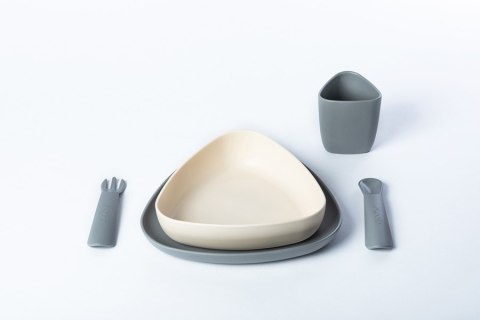 EKoala EKoala Zestaw Obiadowy Stone BIOplastik EKoala EKoala Zestaw Obiadowy Stone BIOplastik