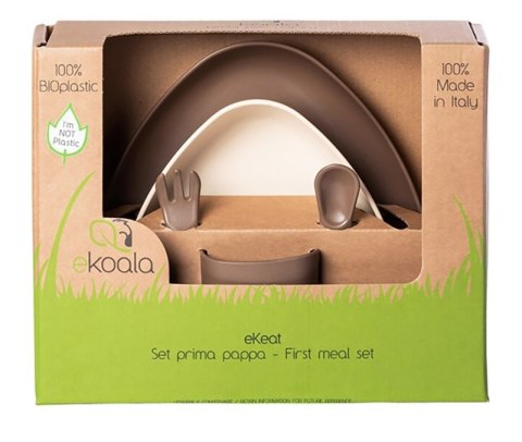 EKoala EKoala Zestaw Obiadowy Wood BIOplastik