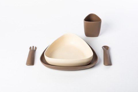 EKoala EKoala Zestaw Obiadowy Wood BIOplastik EKoala EKoala Zestaw Obiadowy Wood BIOplastik