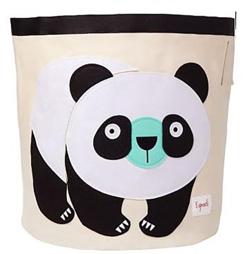 3 Sprouts 3 Sprouts Kosz na Zabawki Panda 3 Sprouts 3 Sprouts Kosz na Zabawki Panda