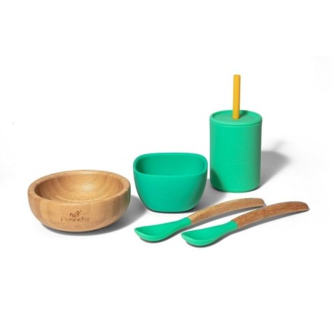 Avanchy Avanchy Family Zestaw Obiadowy dla Dziecka Green Avanchy Avanchy Family Zestaw Obiadowy dla Dziecka Green