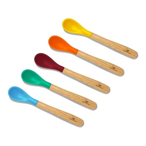 Avanchy Avanchy Infant Zestaw Bambusowych Łyżeczek 4m+ 5szt. Blue Avanchy Avanchy Infant Zestaw Bambusowych Łyżeczek 4m+ 5szt. Blue