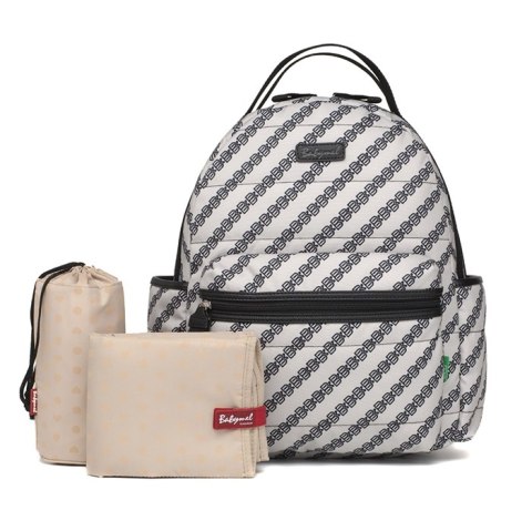 Babymel Babymel Eco Plecak Lola Mono Stone Babymel Babymel Eco Plecak Lola Mono Stone