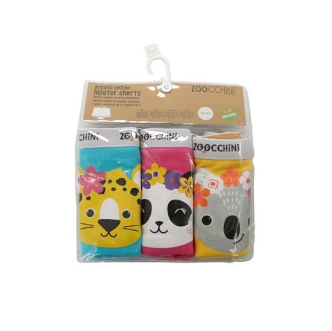 Zoocchini Zoocchini Majtki Bokserki Dziewczęce Flower Power 4-5 lat - 3 szt Zoocchini Zoocchini Majtki Bokserki Dziewczęce Flower Power 4-5 lat - 3 szt