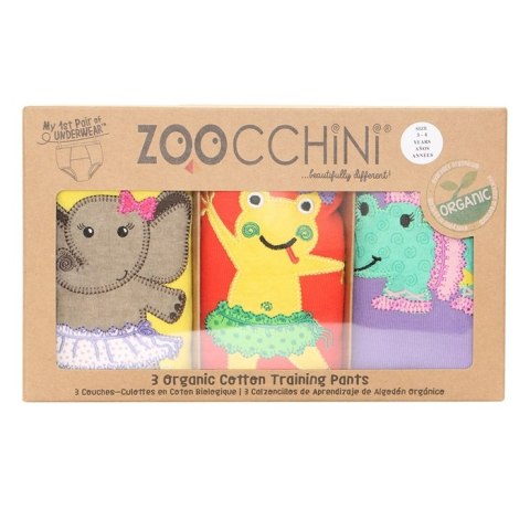 Zoocchini Zoocchini Majtki Treningowe Dziewczęce Balerina 3-4 lata - 3 szt. Zoocchini Zoocchini Majtki Treningowe Dziewczęce Balerina 3-4 lata - 3 szt.