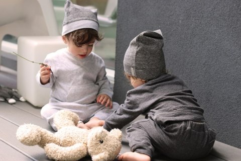 Juddlies Juddlies Dres Niemowlęcy 2 el. Breathe EZE Charcoal 6-12M Juddlies Juddlies Dres Niemowlęcy 2 el. Breathe EZE Charcoal 6-12M