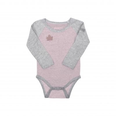 Juddlies Juddlies Organic Raglan Body Pink S