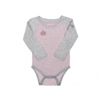 Juddlies Juddlies Organic Raglan Body Pink XS Juddlies Juddlies Organic Raglan Body Pink XS