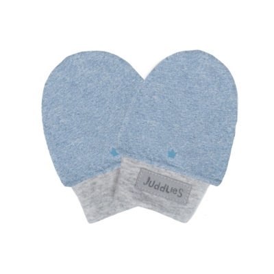 Juddlies Juddlies Organic Raglan Rękawiczki Niedrapki Blue Juddlies Juddlies Organic Raglan Rękawiczki Niedrapki Blue