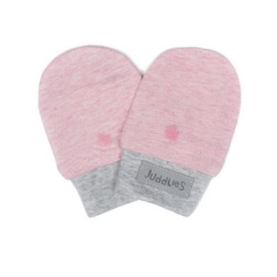 Juddlies Juddlies Organic Raglan Rękawiczki Niedrapki Pink Juddlies Juddlies Organic Raglan Rękawiczki Niedrapki Pink
