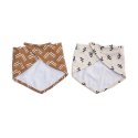 Lulujo Lulujo Boho Śliniak Bandana 2 szt. Black Birds Lulujo Lulujo Boho Śliniak Bandana 2 szt. Black Birds