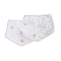 Lulujo Lulujo Boho Śliniak Bandana 2 szt. Daisies Lulujo Lulujo Boho Śliniak Bandana 2 szt. Daisies