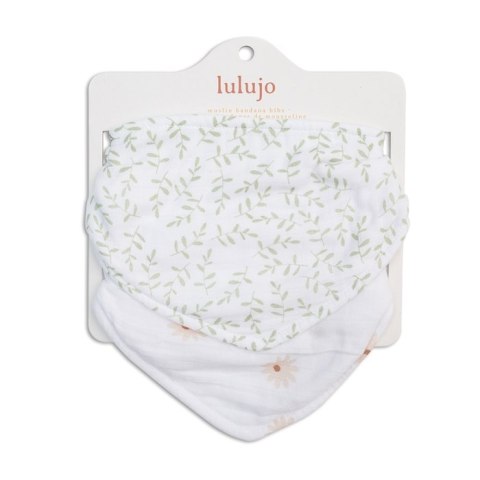 Lulujo Lulujo Boho Śliniak Bandana 2 szt. Daisies Lulujo Lulujo Boho Śliniak Bandana 2 szt. Daisies