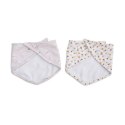 Lulujo Lulujo Boho Śliniak Bandana 2 szt. Vintage Lulujo Lulujo Boho Śliniak Bandana 2 szt. Vintage
