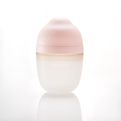 Mombella Mombella Butelka Antykolkowa dla Noworodka Roze Silikonowa 210ml