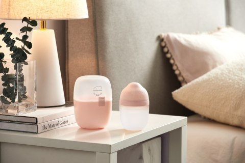 Mombella Mombella Butelka Antykolkowa dla Noworodka Roze Silikonowa 210ml Mombella Mombella Butelka Antykolkowa dla Noworodka Roze Silikonowa 210ml