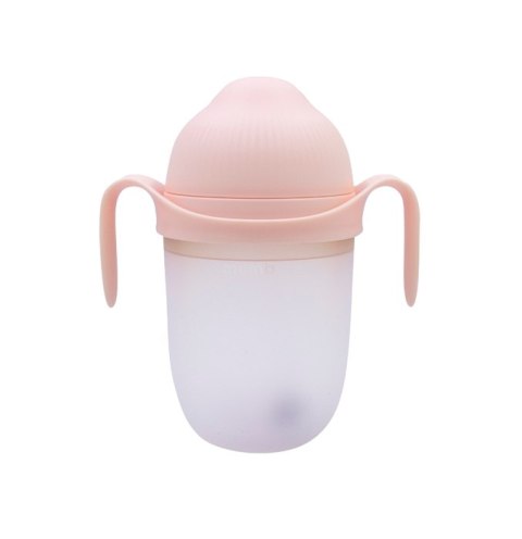 Mombella Mombella Butelka Antykolkowa dla Noworodka Roze Silikonowa 300ml Mombella Mombella Butelka Antykolkowa dla Noworodka Roze Silikonowa 300ml